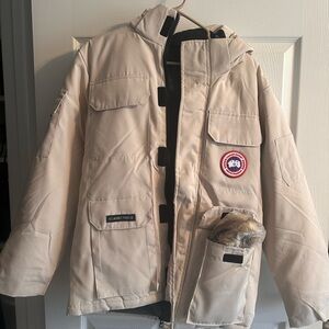 Canada Goose LOOK ALIKE Light Tan Puffer Jacket - NWOT
